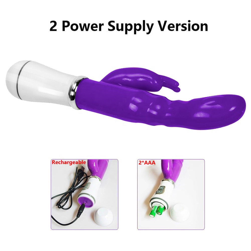 Smooth Rechargeable Rabbit Dildo 12 Function