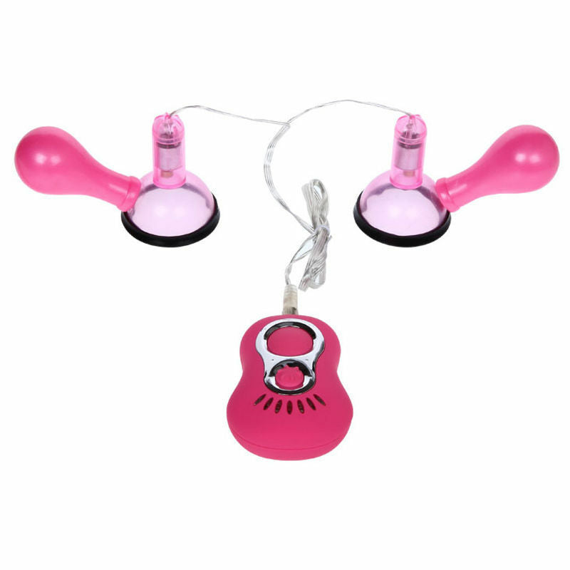 Remote Control Vibrating Nipple Suckers, 7 Function