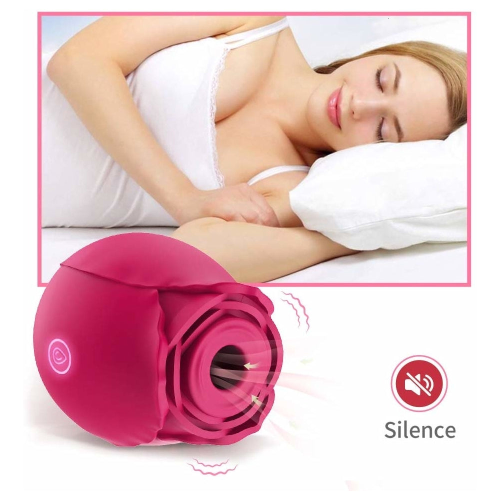 Rose Clitoral Suction Vibrator, 10 Function