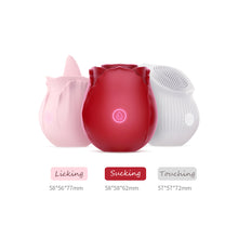 Load image into Gallery viewer, Rose Clitoral Suction Vibrator, 10 Function