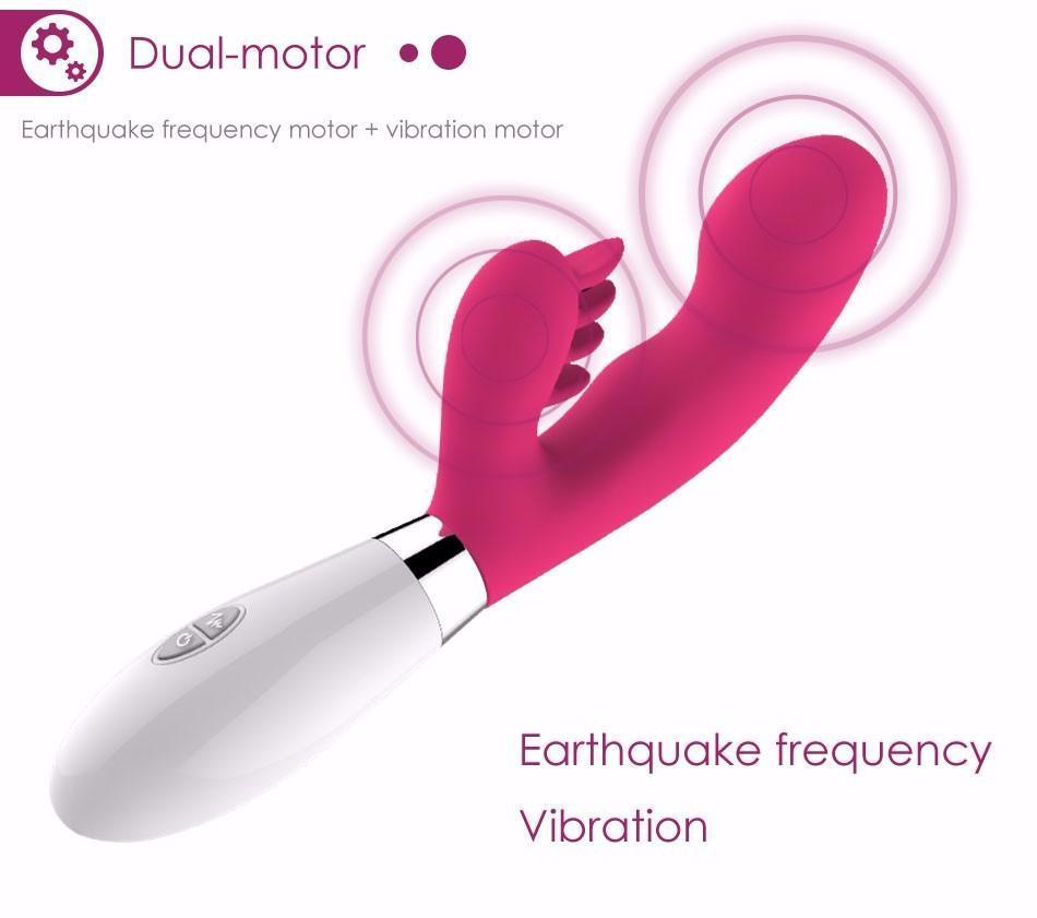 XOXO Tickler Rabbit Vibrator 10 Function honeypleasures XOXO Tickler Rabbit Vibrator 10 Function honeypleasures