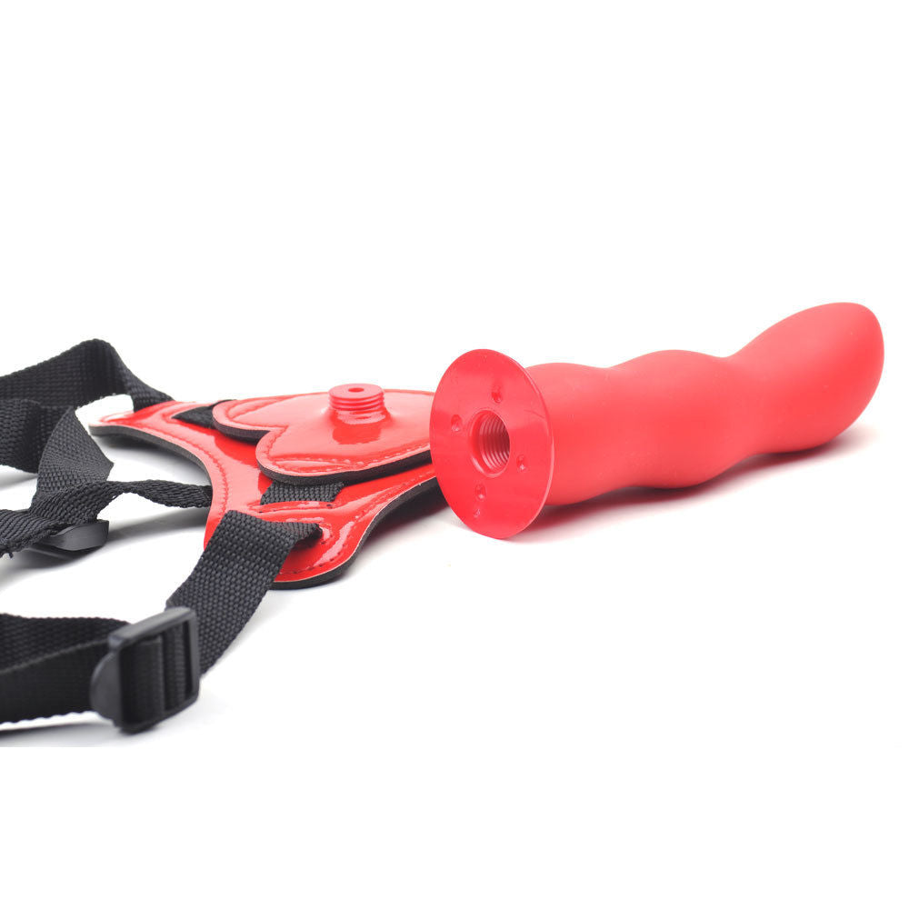 Strap On Wavy Dildo 5.5 inch