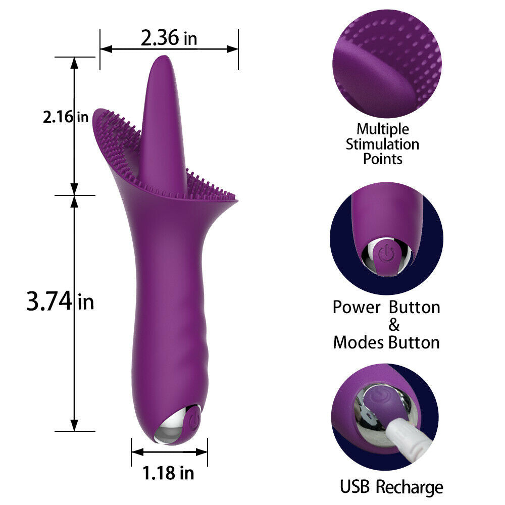 Big Tongue Oral Sex Vibrator, 10 Function