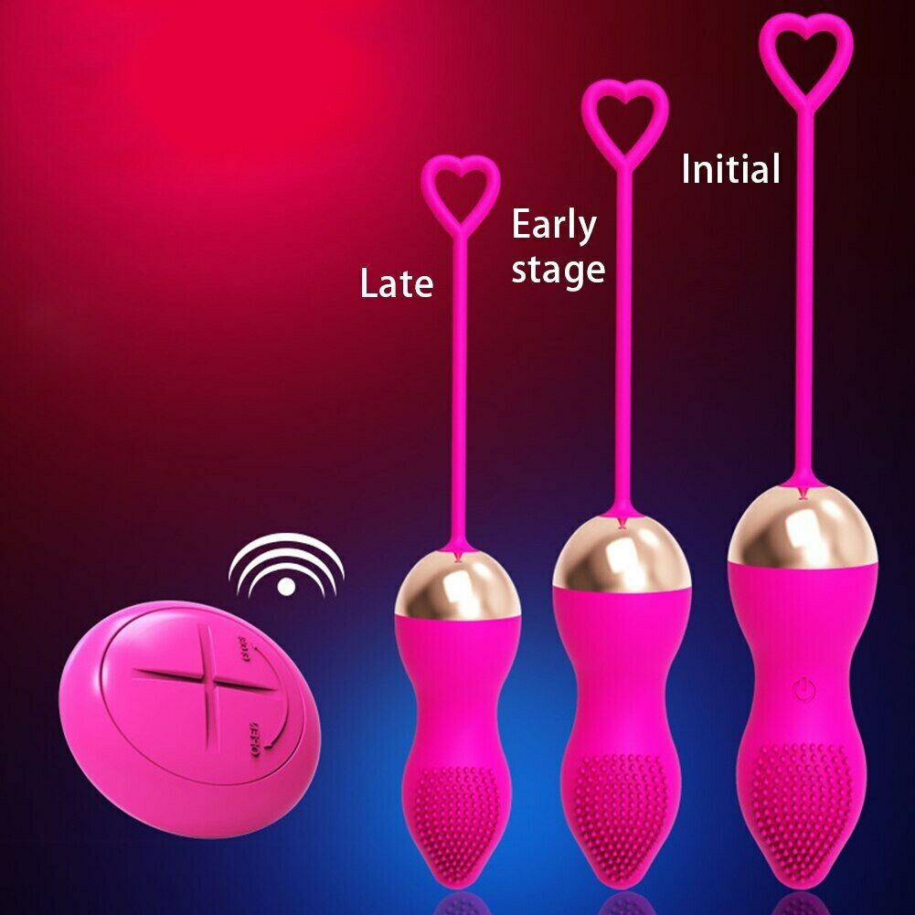 Weighted Vibrating Love Egg with Wireless Remote, 3pc (Weight/Dumbells)