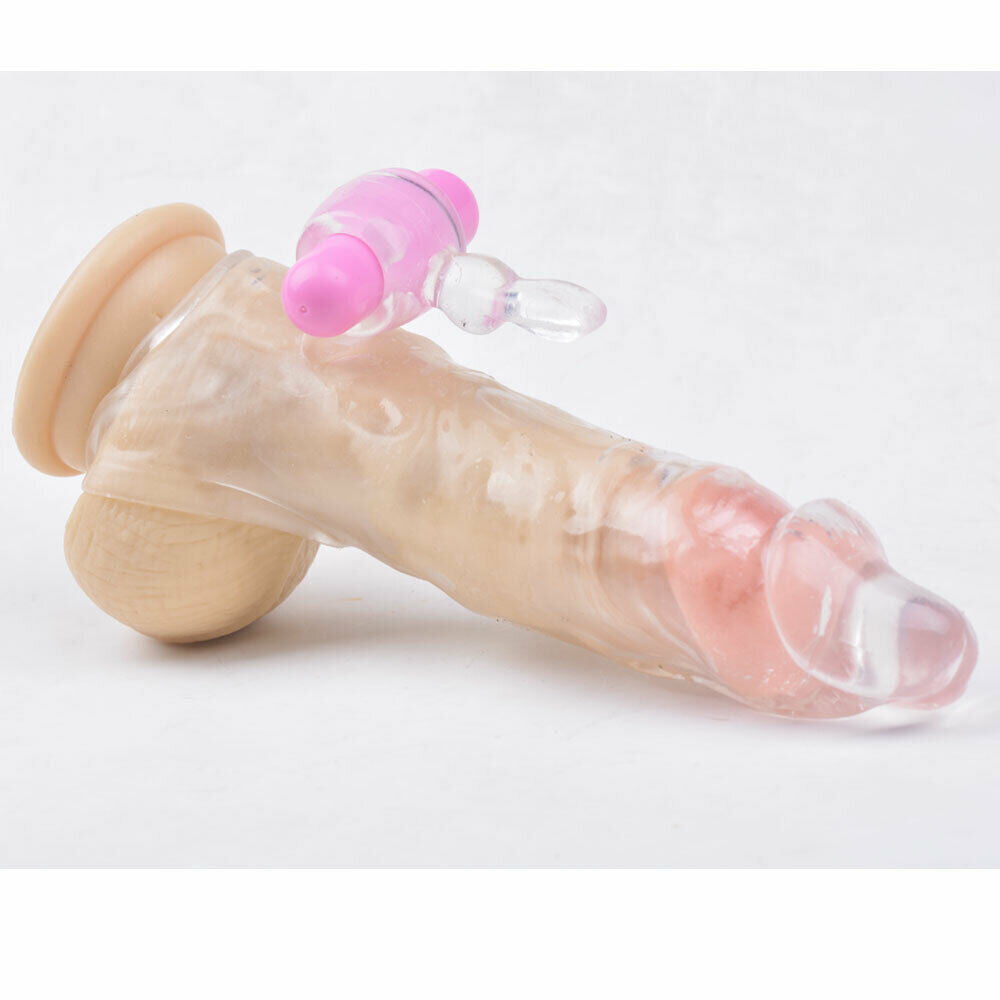 Vibrating Rabbit Penis Extender Sleeve