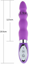 Load image into Gallery viewer, Beaded Bullet Vibrator 7.5 inch, 10 Function