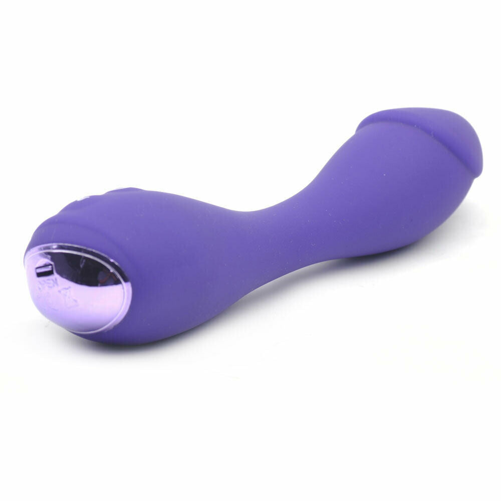 Penis Shaped L.E.D Vibrator 6 inch, 10 Function