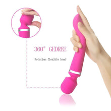Load image into Gallery viewer, Dual Motor Rechargeable Massage Wand Vibrator 20 Function