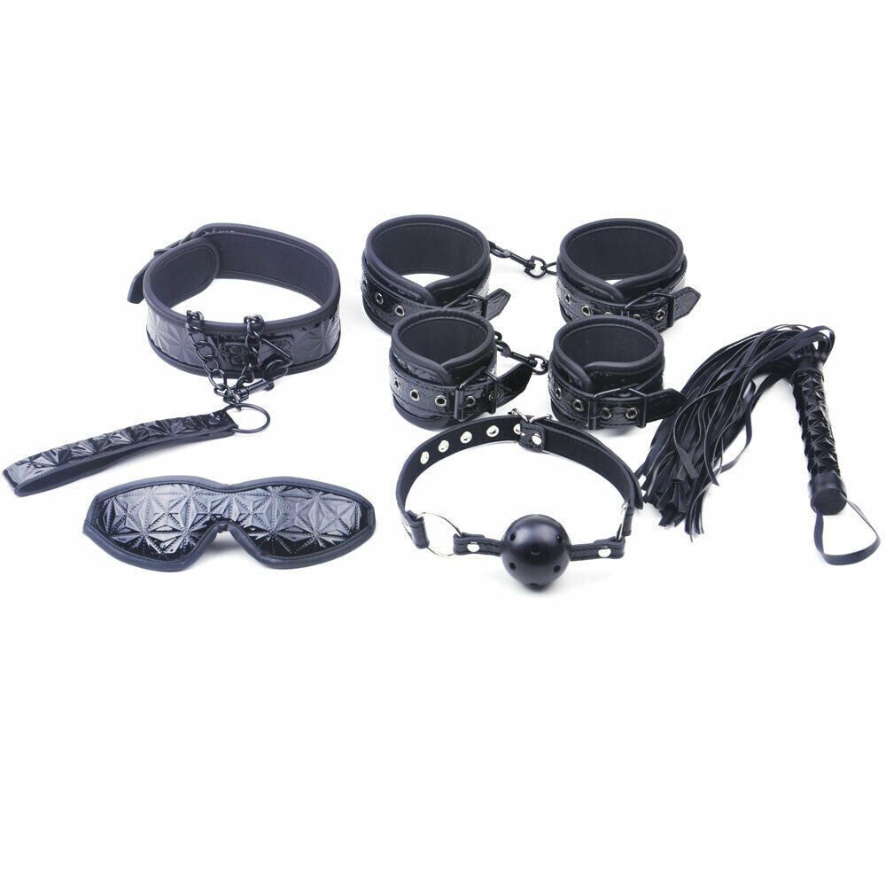 Embossed Restraint Bondage Kit (6 Piece)