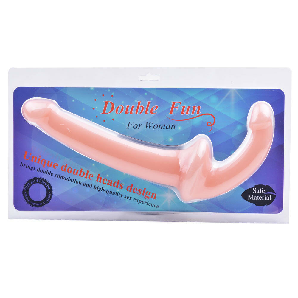 7" Strapless Double Ended Strap-On Dildo (11" total)