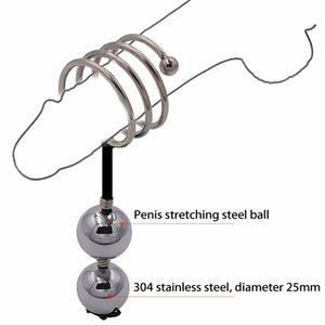 Metal Penis Enlarger Ball Weight Extender D