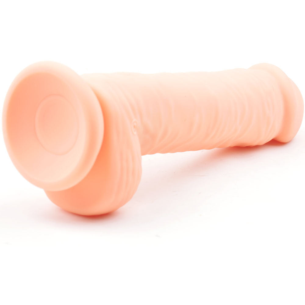 Sunction Cup Vibrating/Rotating Dildo 8 inch 10 Function