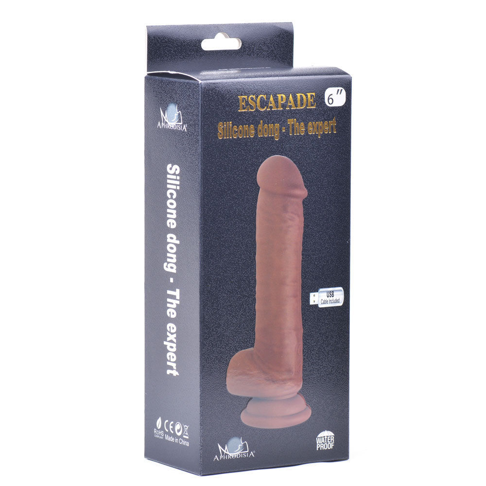 Sunction Cup Vibrating/Rotating Dildo 8 inch 10 Function