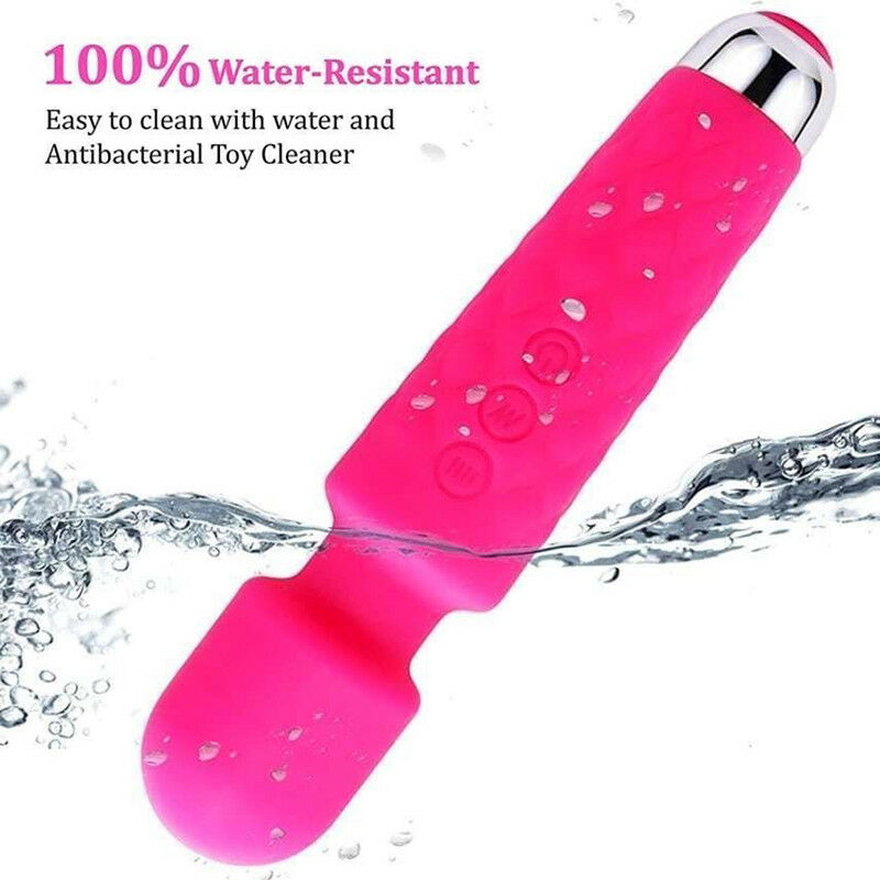 Rechargeable Massage Wand Vibrator 28 Function