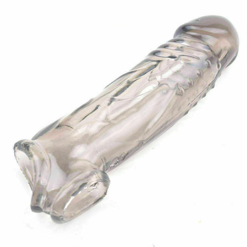 Silicone Reusable Penis Sleeve Extender J