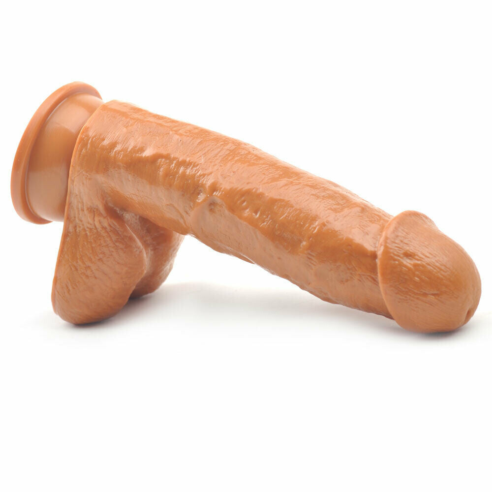 Sunction Cup Realistic Dildo with Balls 7.5 inch