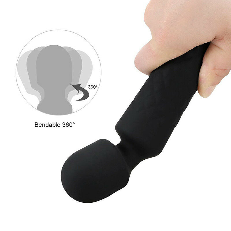 Rechargeable Massage Wand Vibrator 28 Function