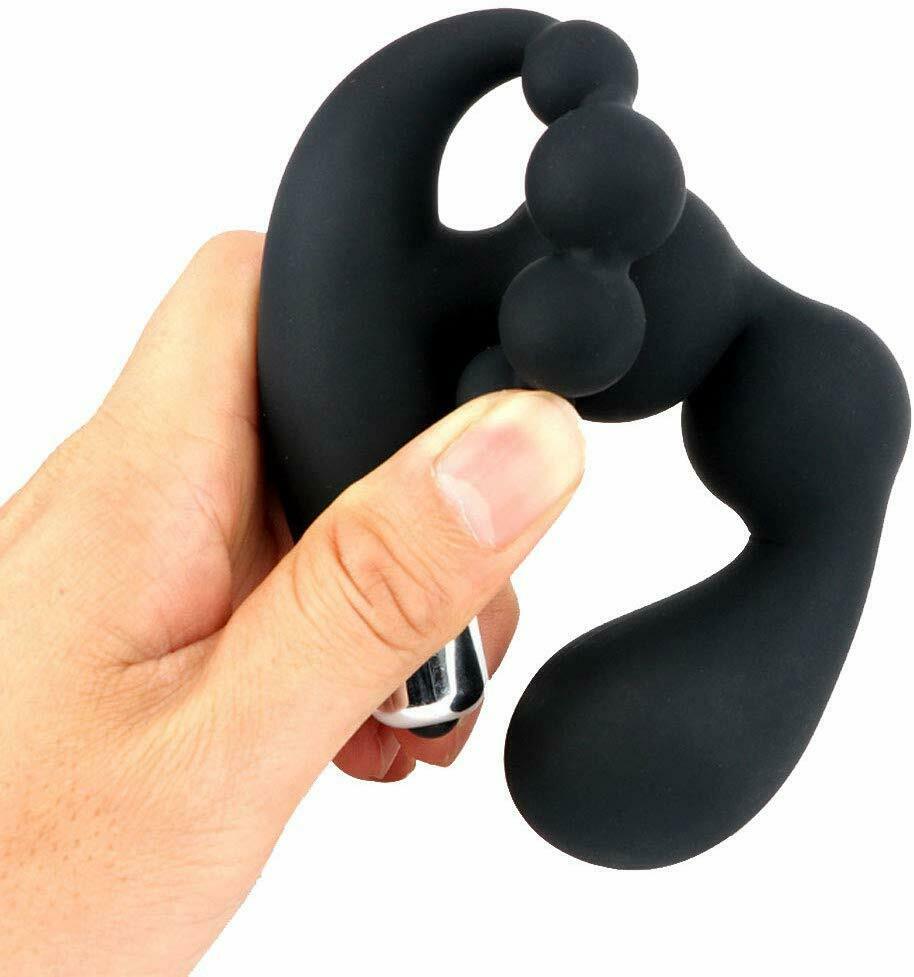 Double Penetration Vibrating Anal Beads, 10 Function