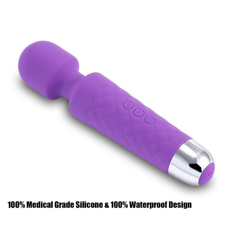 Rechargeable Massage Wand Vibrator 28 Function