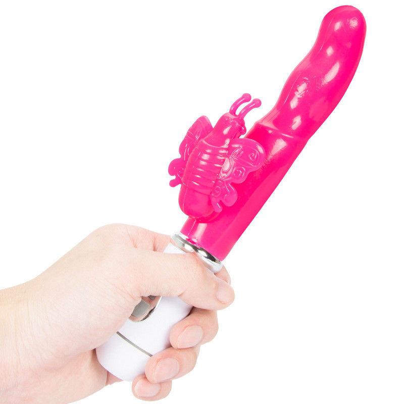 Smooth Rechargeable Butterfly Dildo 8 Function