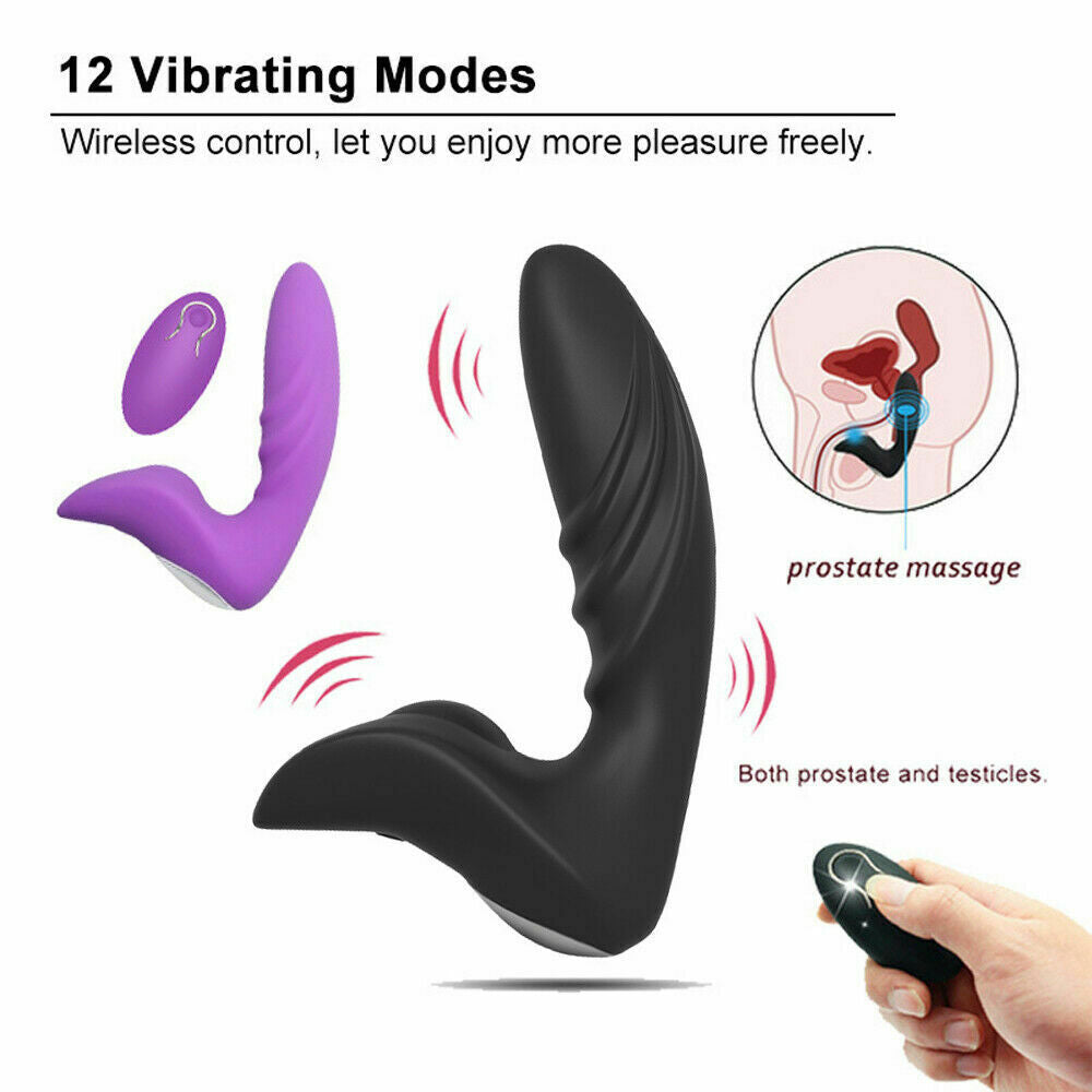 Remote Control Prostate Massager, 12 Function