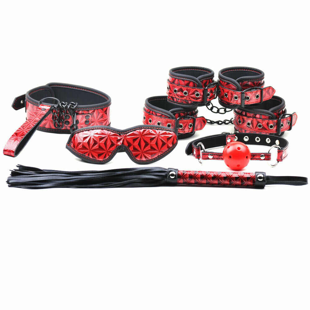 Embossed Restraint Bondage Kit (6 Piece)