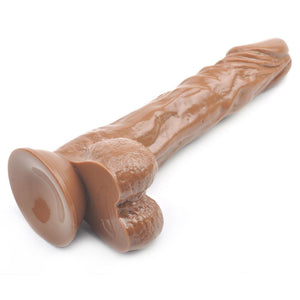 Sunction Cup Realistic Dildo with Balls 8.5 inch