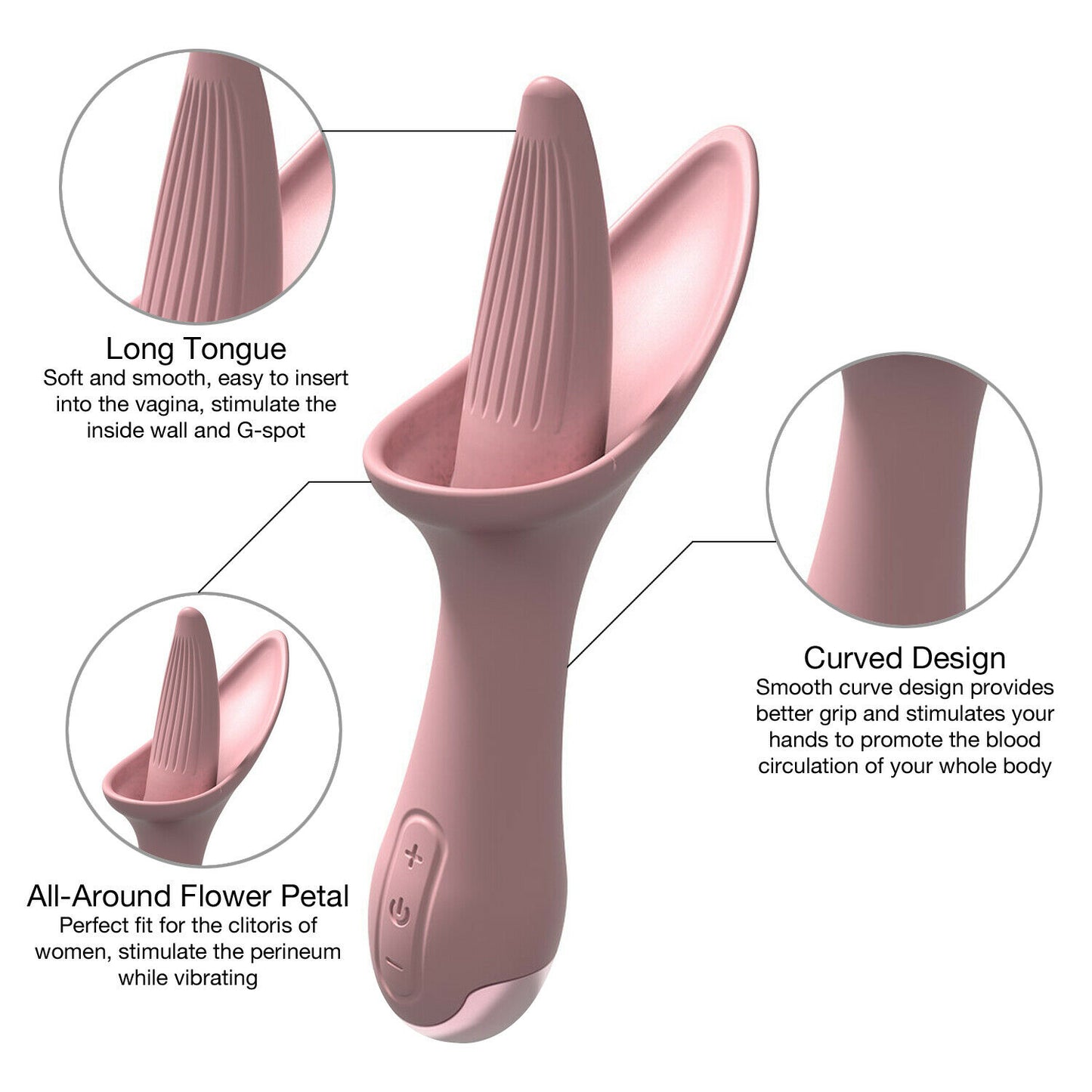 Big Tongue Oral Sex Vibrator, 30 Function