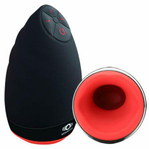 Cup Male Lick Suck Automatic Oral Masturbator 6 Speed Vibrating Intelligent Heat
