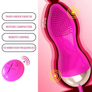 Weighted Vibrating Love Egg with Wireless Remote, 3pc (Weight/Dumbells)