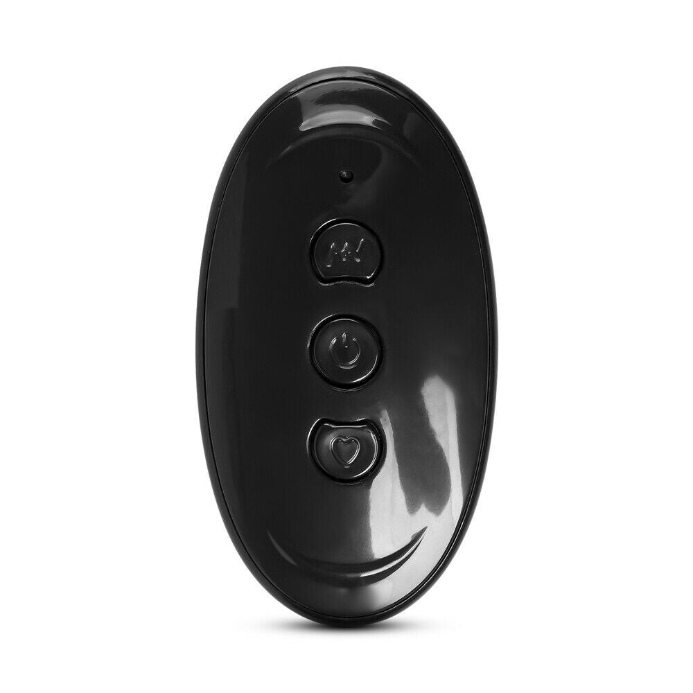 Thrusting & Vibrating Butt Plug with Remote, 8 Function