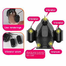 Load image into Gallery viewer, 3 Bullet Rechargeable Penis Head Vibrator with Remote, 12 Function