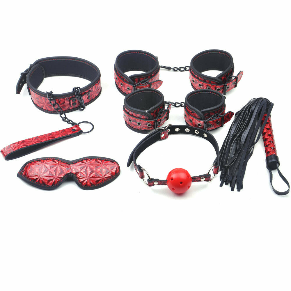 Embossed Restraint Bondage Kit (6 Piece)