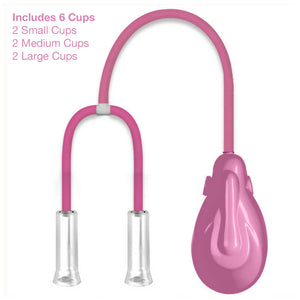 Twin Cup Nipple Enlarger Pump with Electric Grip