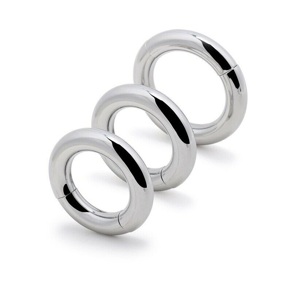 Stainless Steel Magnetic Penis Ring (Multiple Sizes)