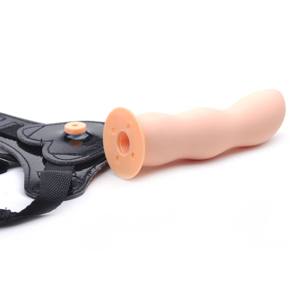 Strap On Wavy Dildo 5.5 inch