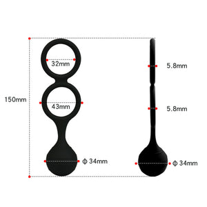 Silicone Ball Trainer Weight Stretcher Penis Extender