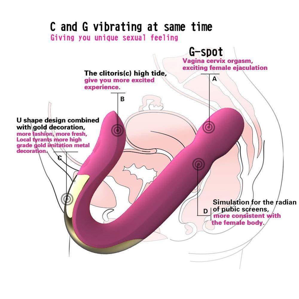 U-Shape Design Vibrator 7 Mode