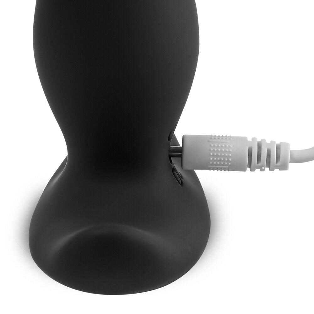 Thrusting & Vibrating Butt Plug with Remote, 8 Function