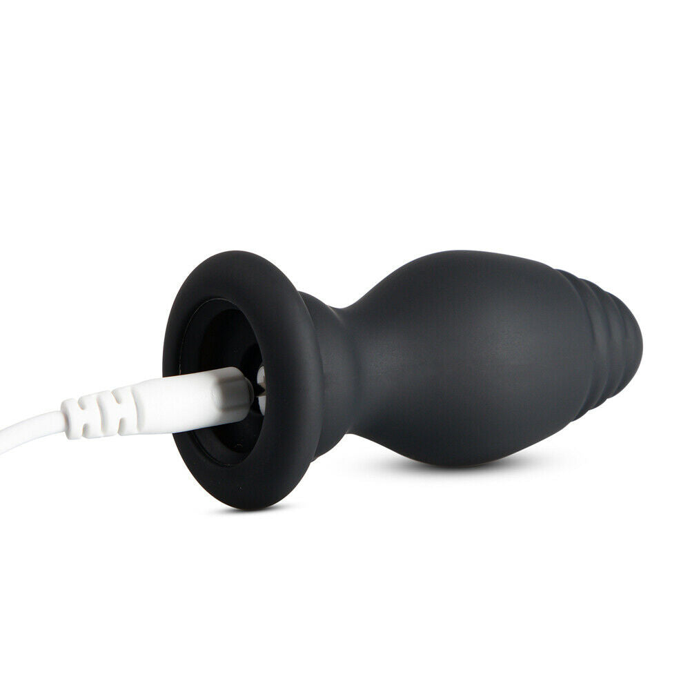 Vibrating Fox Tail Butt Plug with Remote, 10 Function