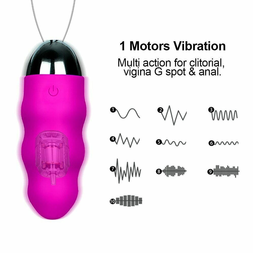 A1 Rechargeable Love Egg Vibrator with Wireless Remote