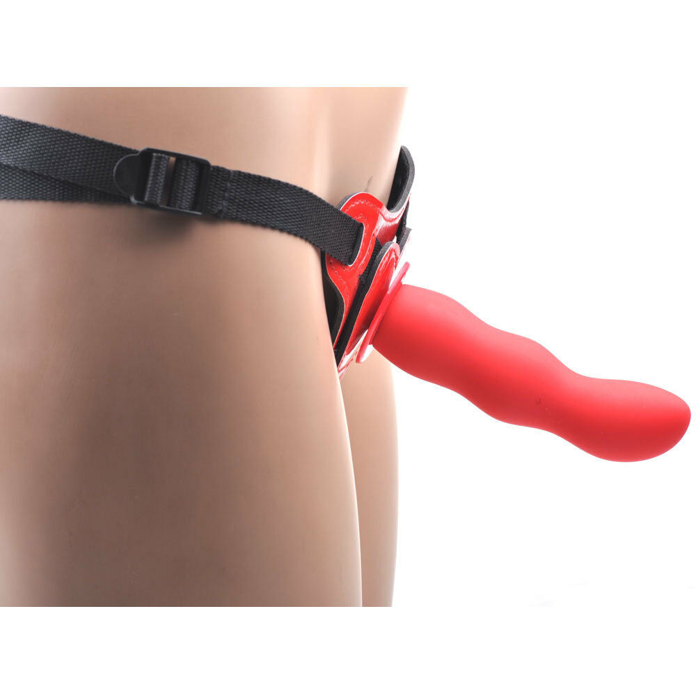 Strap On Wavy Dildo 5.5 inch