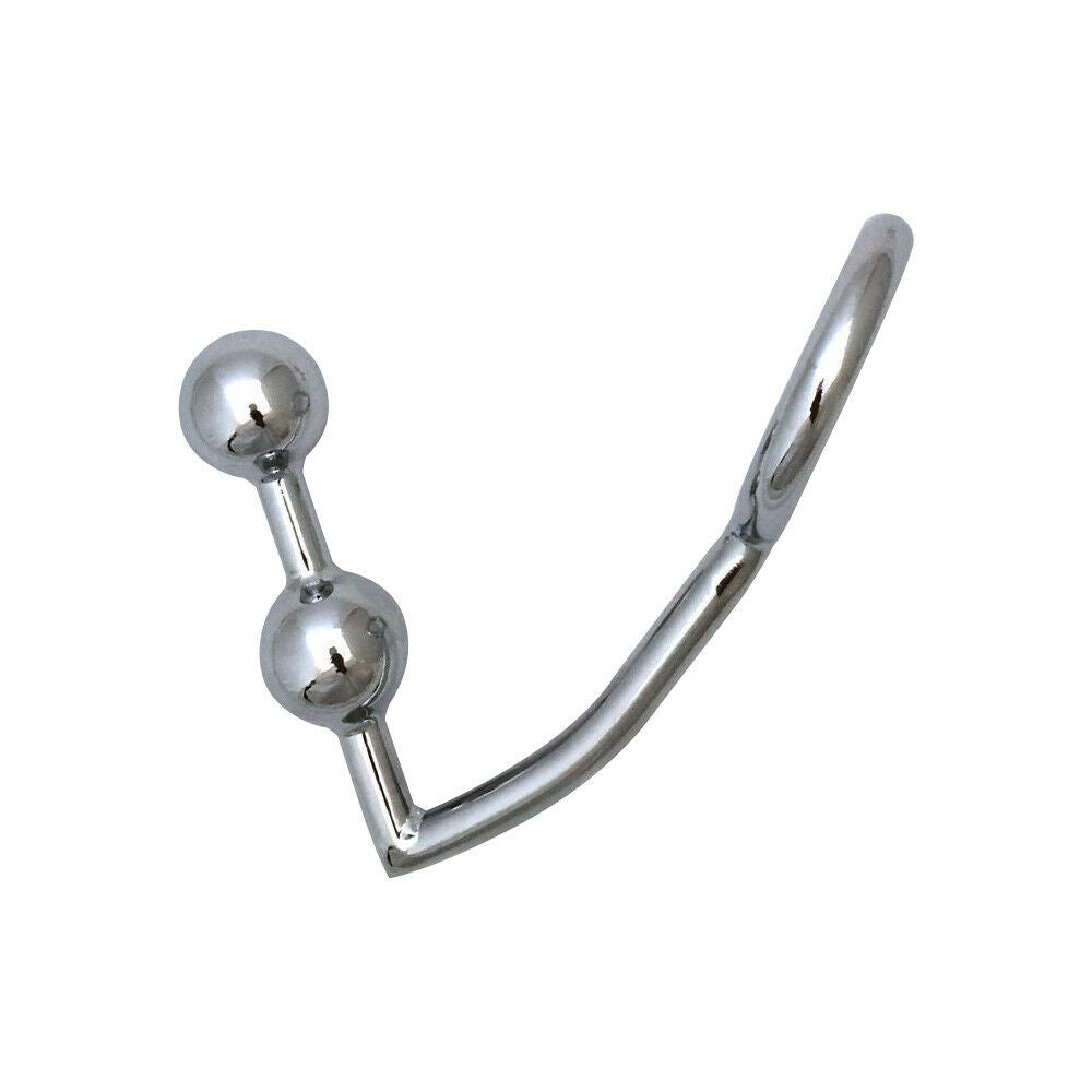 Metal Penis Ring & 2 Ball Anal Plug