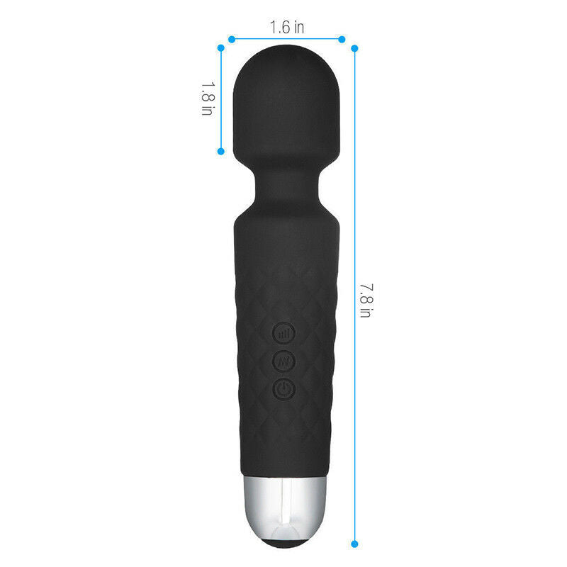 Rechargeable Massage Wand Vibrator 28 Function