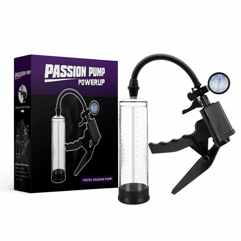 Beginner's Advanced II gauge Pistol Grip Penis Pump