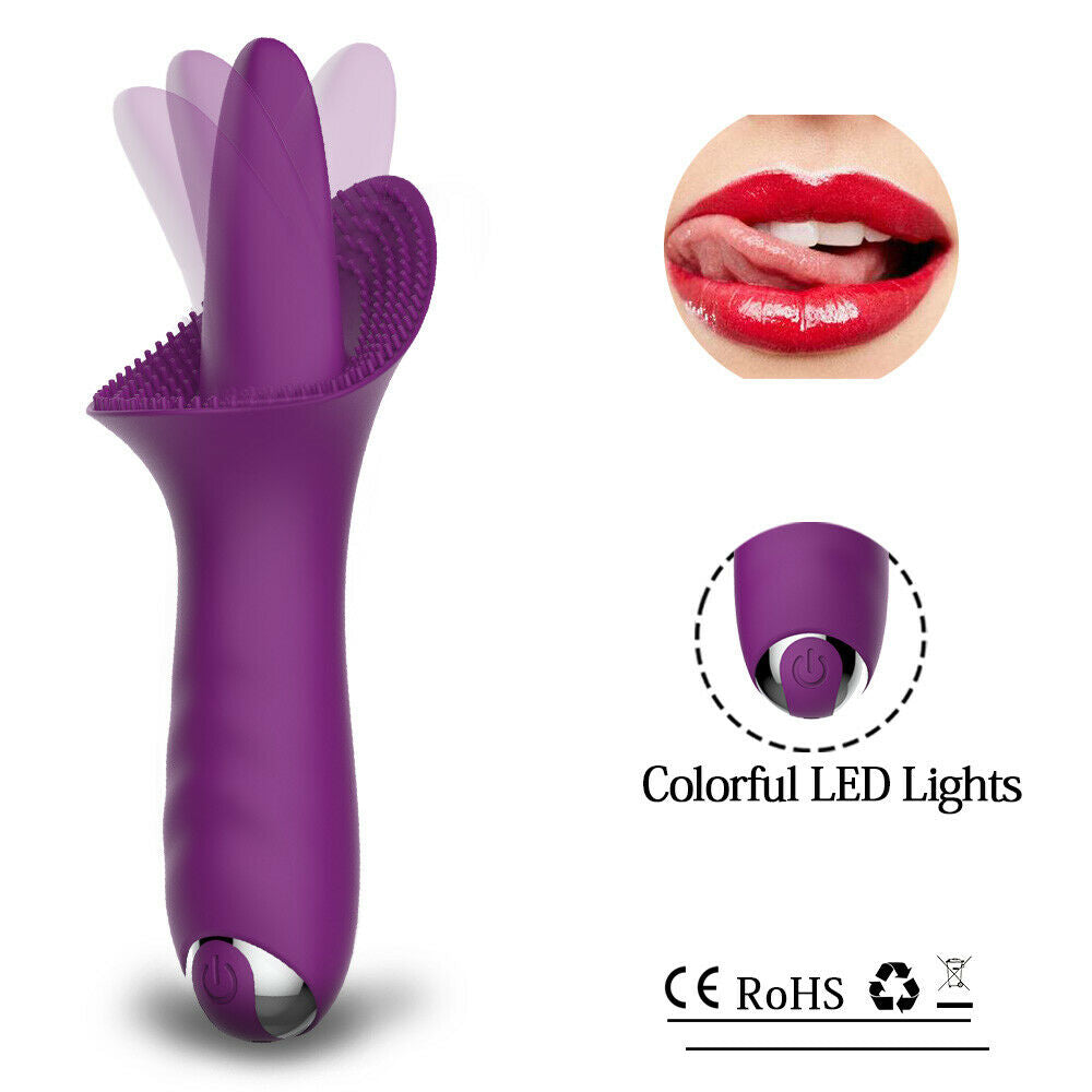 Big Tongue Oral Sex Vibrator, 10 Function honeypleasures Big Tongue Oral Sex Vibrator, 10 Function honeypleasures