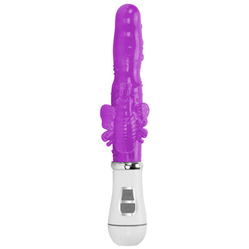 Smooth Rechargeable Butterfly Dildo 8 Function