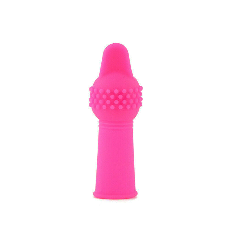 Silicone Flirting Tongue G-Spot Rubbing Finger Sleeve