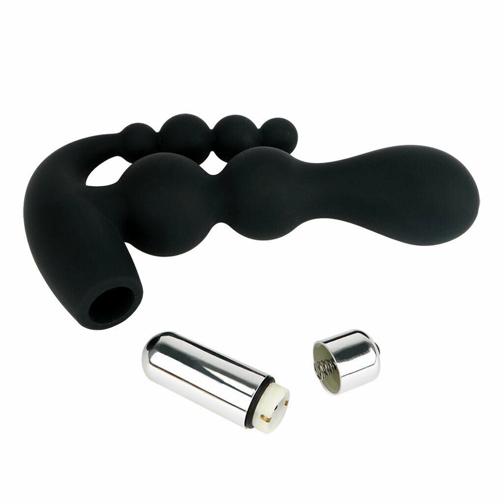 Double Penetration Vibrating Anal Beads, 10 Function