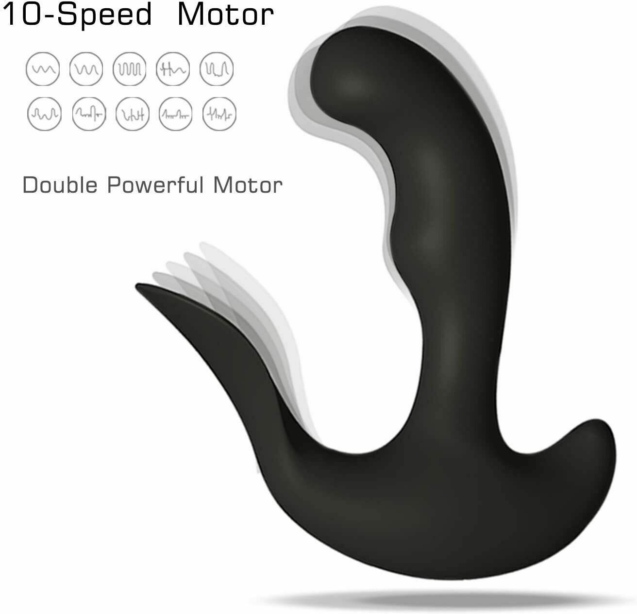 Warming Rechargeable Prostate Massager, 10 Function